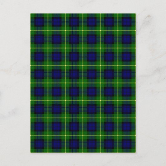 Clan Gordon Tartan Briefkaart (Voorkant)