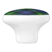 Clan Gordon Tartan Ceramic Knob Keramische Knop (Zijkant)
