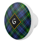 Clan Gordon Tartan Ceramic Knob Keramische Knop (Rechts)