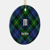 Clan Gordon Tartan Ceramic Ornament (Rechts)