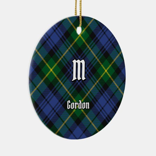 Clan Gordon Tartan Ceramic Ornament (Rechts)