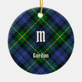 Clan Gordon Tartan Ceramic Ornament (Voorkant)