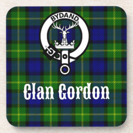 Clan Gordon Tartan Crest Drankjes Onderzetter