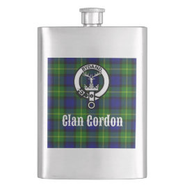 Clan Gordon Tartan Crest Flacon