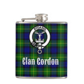 Clan Gordon Tartan Crest Heupfles (Voorkant)