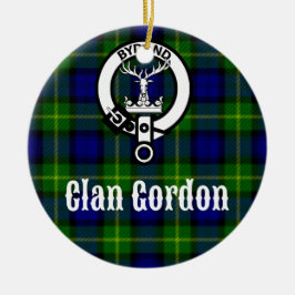 Clan Gordon Tartan Crest Keramisch Ornament