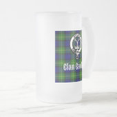 Clan Gordon Tartan Crest Matglas Bierpul (Voorkant rechts)