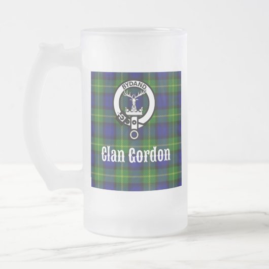 Clan Gordon Tartan Crest Matglas Bierpul (Links)