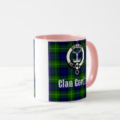 Clan Gordon Tartan Crest Mok (Voorkant rechts)