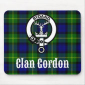 Clan Gordon Tartan Crest Muismat (Voorkant)