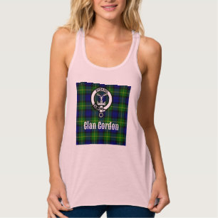 Clan Gordon Tartan Crest Tanktop