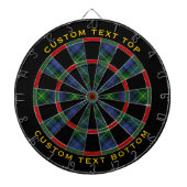 Clan Gordon Tartan Dartbord (Voorkant)