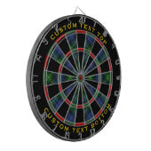 Clan Gordon Tartan Dartbord (Voorkant Links)
