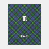 Clan Gordon Tartan Fleece Blanket (Voorkant)