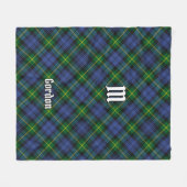 Clan Gordon Tartan Fleece Blanket Deken (Voorkant (Horizontaal))