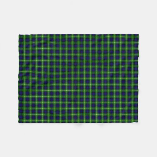 Clan Gordon Tartan Fleece Deken (Voorkant (Horizontaal))