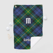 Clan Gordon Tartan Golf Towel Golfhanddoek (Insitu)