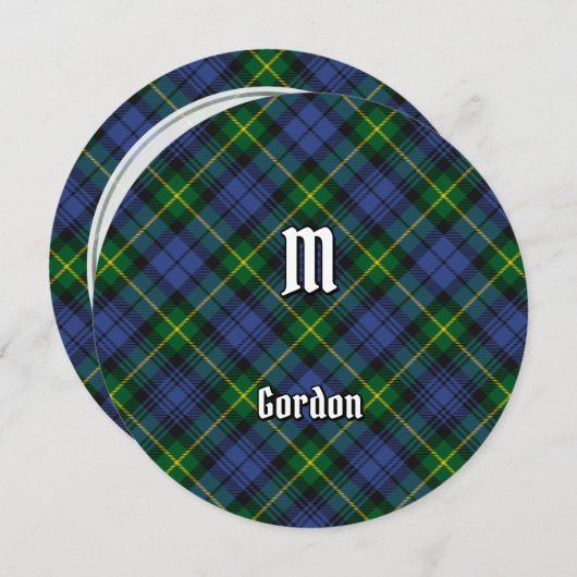 Clan Gordon Tartan Kaart (Voorkant / Achterkant)
