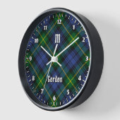 Clan Gordon Tartan Large Clock (Hoek)