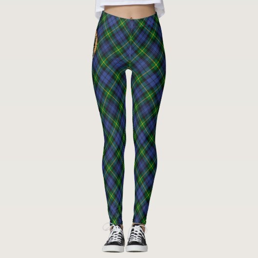 Clan Gordon Tartan Leggings (Voorkant)