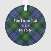 Clan Gordon Tartan Ornament (achterkant)