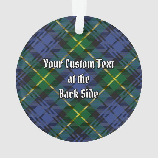 Clan Gordon Tartan Ornament (achterkant)