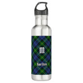 Clan Gordon Tartan Roestvrij stalen flesje Waterfles (Voorkant)