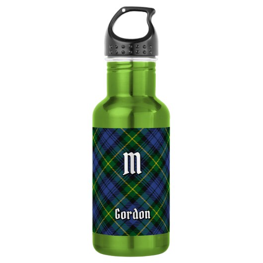 Clan Gordon Tartan RVS Waterfles (Voorkant)