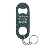 Clan Gordon Tartan Sleutelhanger Mini Flessenopener (Achterkant)