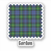 Clan Gordon Tartan Sticker (Voorkant)