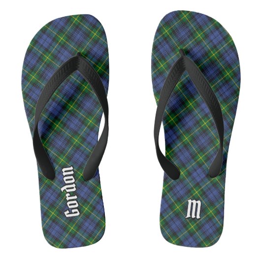 Clan Gordon Tartan Teenslippers (Voetbed)