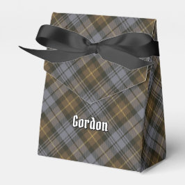 Clan Gordon Weathered Tartan Favor Box Bedankdoosjes