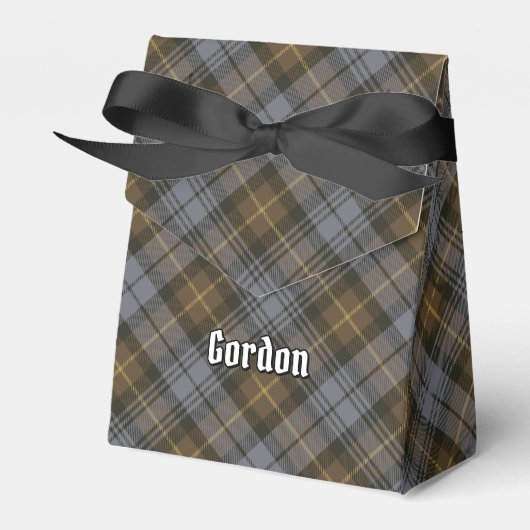 Clan Gordon Weathered Tartan Favor Box Bedankdoosjes (Voorkant Zijde)