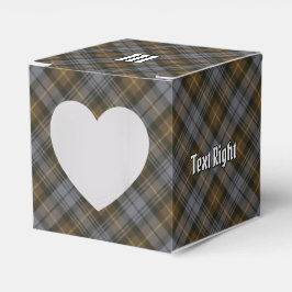 Clan Gordon Weathered Tartan Favor Box Bedankdoosjes