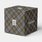 Clan Gordon Weathered Tartan Favor Box Bedankdoosjes (Achterkant)