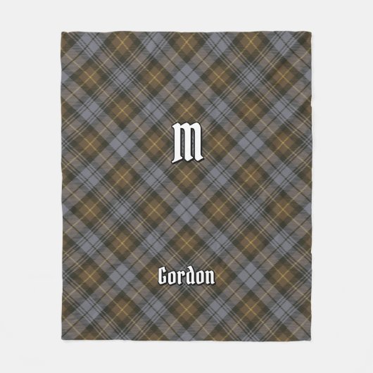 Clan Gordon Weathered Tartan Fleece Blanket Deken (Voorkant)