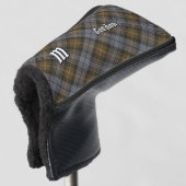 Clan Gordon Weathered Tartan Golf Head Hoesje Golfheadcover (3/4 voorkant)