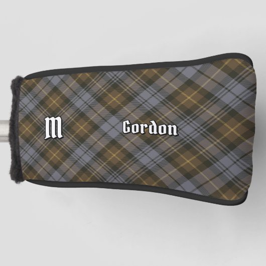 Clan Gordon Weathered Tartan Golf Head Hoesje Golfheadcover (Voorkant)