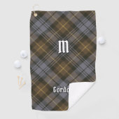 Clan Gordon Weathered Tartan Golf Towel Golfhanddoek (Insitu)