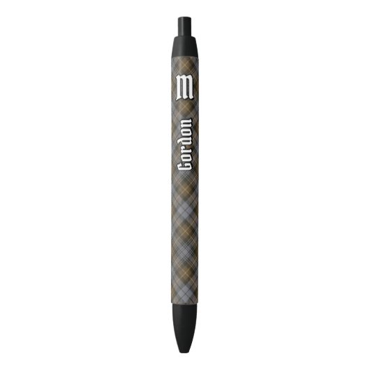 Clan Gordon Weathered Tartan Ink Pen (Voorkant Verticaal)