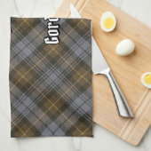 Clan Gordon Weathered Tartan Kitchen Towel Theedoek (Quarter Fold)