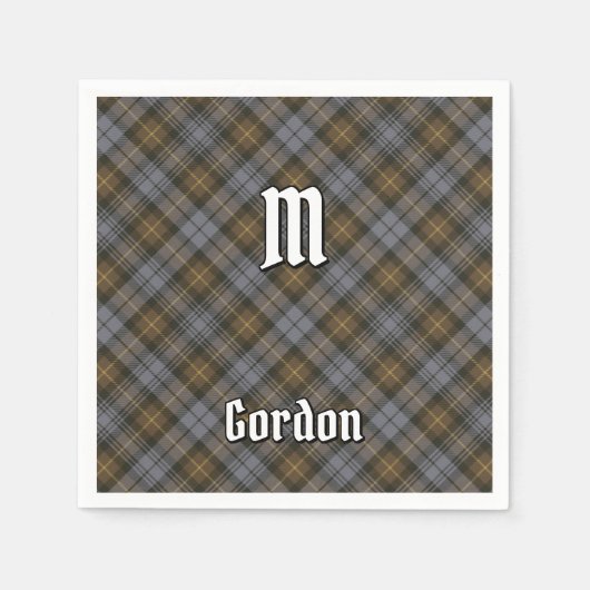 Clan Gordon Weathered Tartan Napkins Servet (Voorkant)