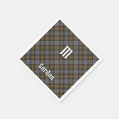 Clan Gordon Weathered Tartan Napkins Servet (Hoek)