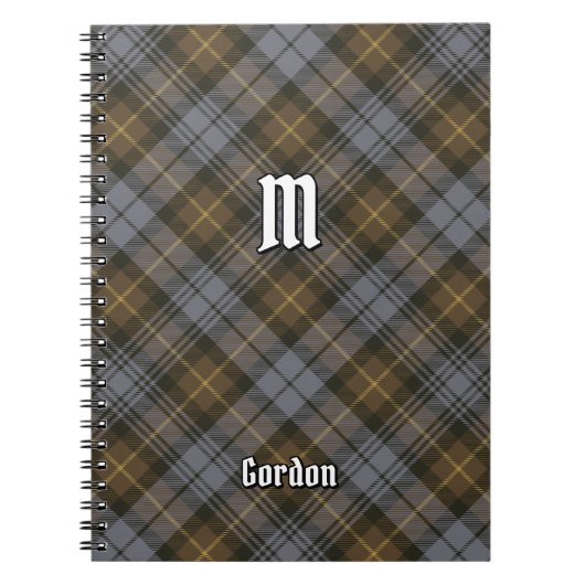 Clan Gordon Weathered Tartan Notitieboek (Voorkant)