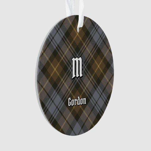 Clan Gordon Weathered Tartan Ornament (voorkant)