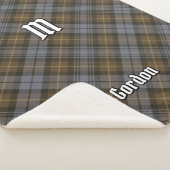 Clan Gordon Weathered Tartan Sherpa Blanket Sherpa Deken (3/4)
