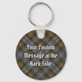 Clan Gordon Weathered Tartan Sleutelhanger (Achterkant)