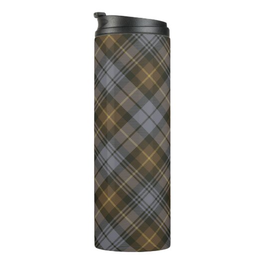 Clan Gordon Weathered Tartan Thermal Tumbler Thermosbeker (Geroteerd rechts)