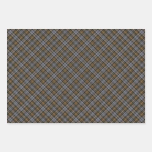 Clan Gordon Weathered Tartan Wrapping Paper Sheets (Voorkant 3)