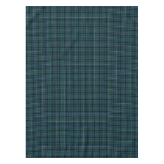 Clan Graham Blauw en Groene Schotse Tartan Tafelkleed (Voorkant)